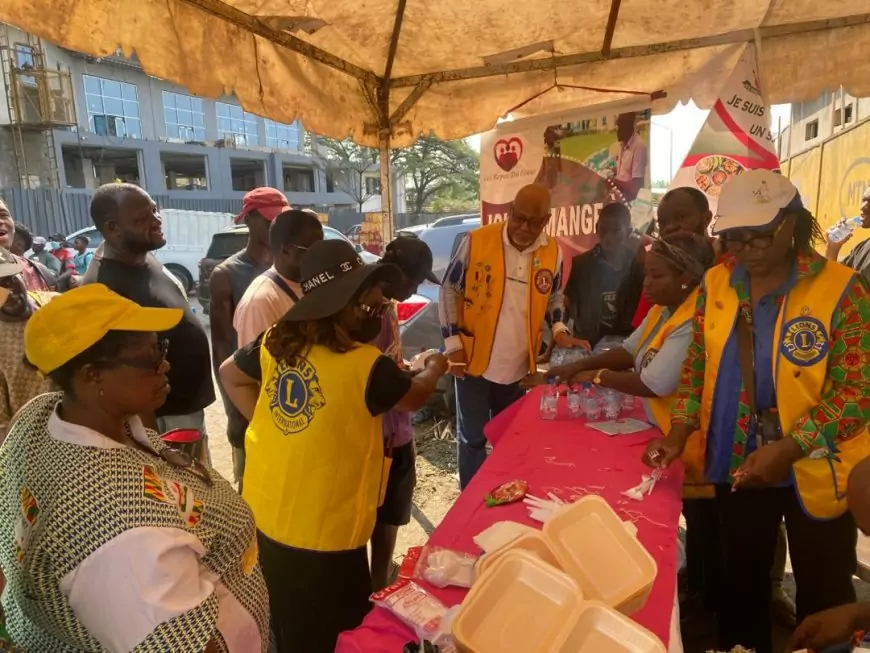 Le Lions Clubs International et Les Repas du Cœur mobilisés : 225 repas servis au Marché Sandaga de Douala
