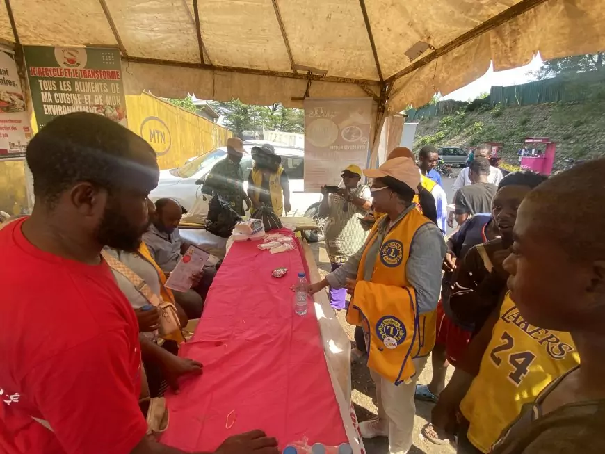 Le Lions Clubs International et Les Repas du Cœur mobilisés : 225 repas servis au Marché Sandaga de Douala