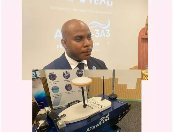 Cameroun : Sparte Robotics lance l’Atawi-3A3, un drone marin conçu pour surveiller les eaux portuaires