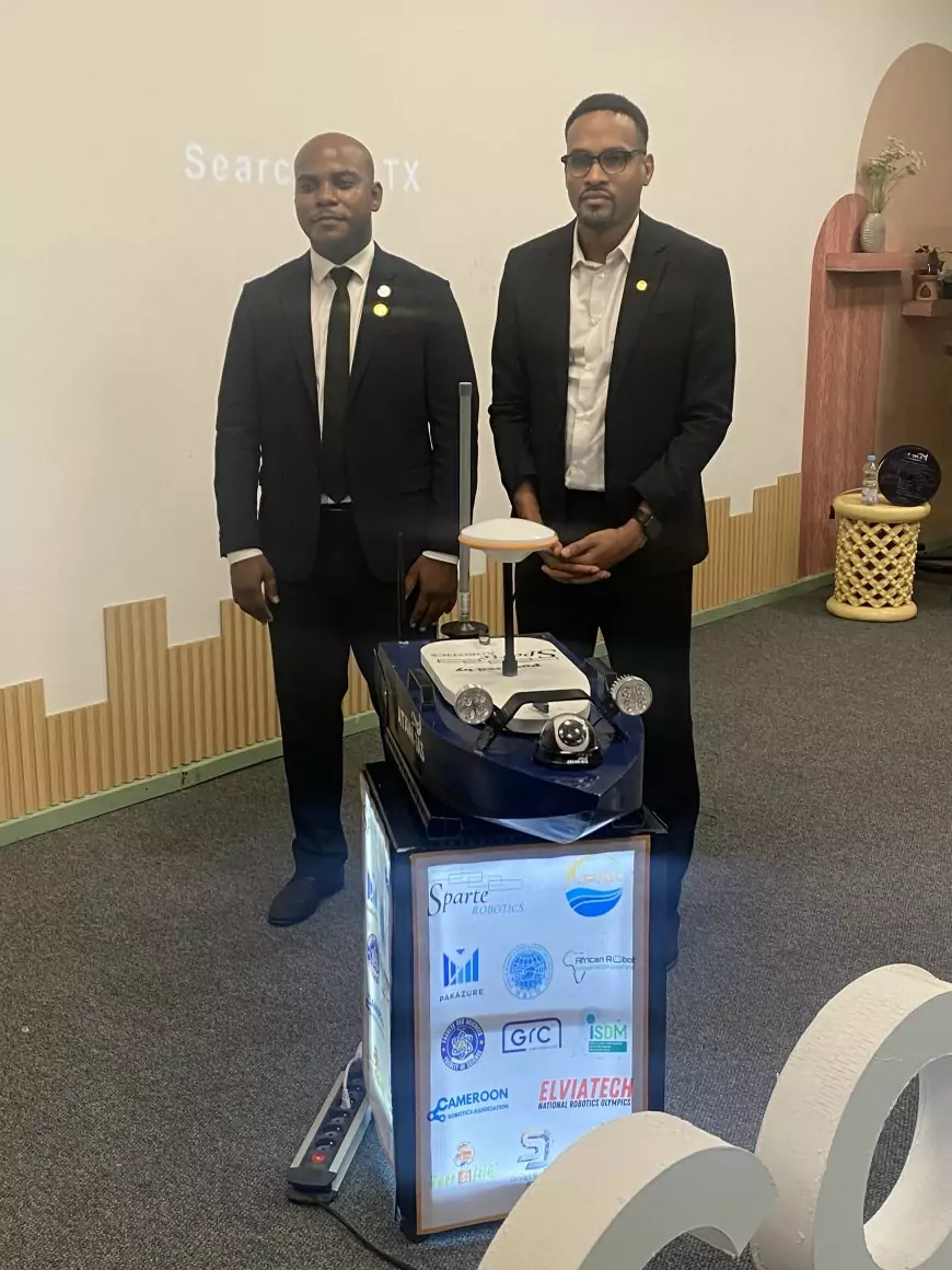 Cameroun : Sparte Robotics lance l’Atawi-3A3, un drone marin conçu pour surveiller les eaux portuaires
