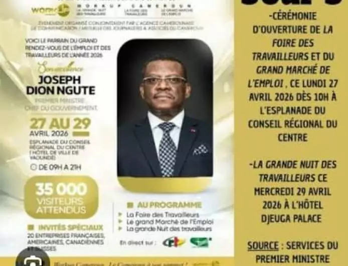 WORK UP CAMEROUN, la Grande Foire des travailleurs s’ouvre ce lundi à Yaoundé