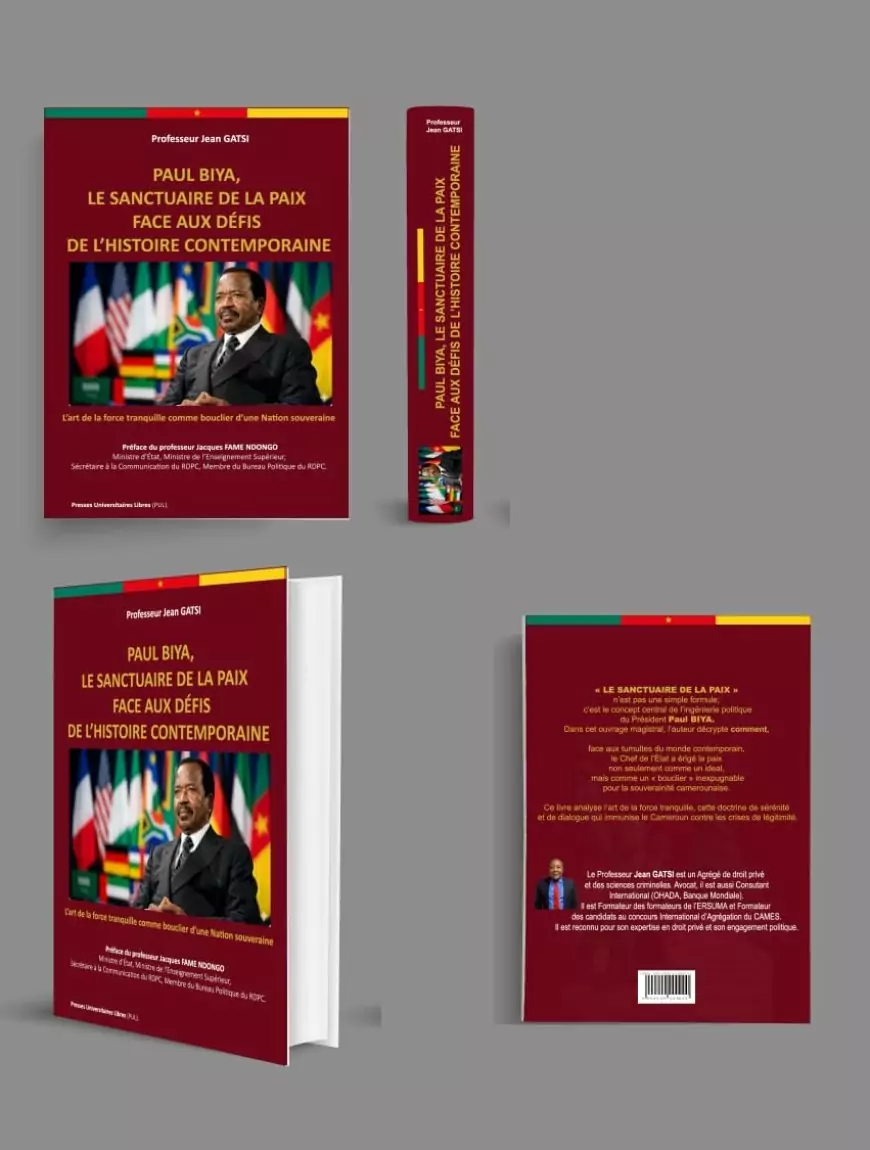 Édition au Cameroun : Brice Molemh signe la couverture primée du livre sur Paul Biya  