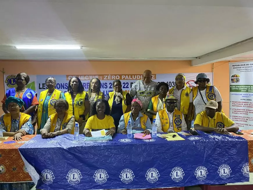 Paludisme au Cameroun : les Lions clubs des Régions 21 et 22 sensibilisent et distribuent des moustiquaires aux élèves du Collège les Lauréats à Douala