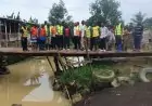 Ngodi-Bakoko : un pont provisoire soulage les populations de Songa-Boko et l'île de la Paix