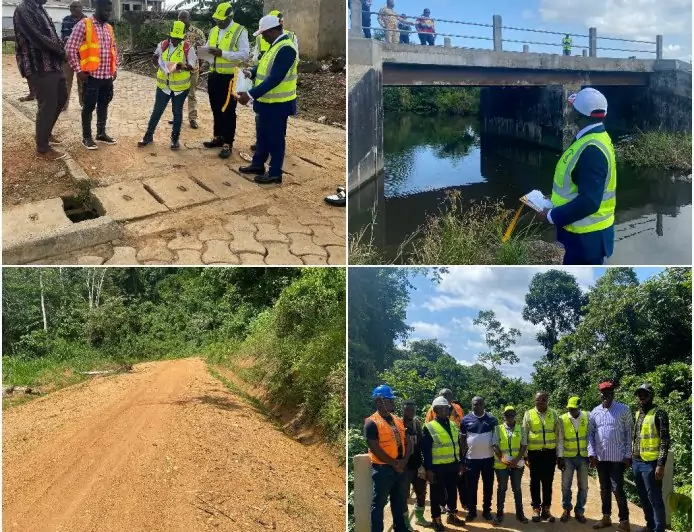 Du Wouri au Nkam, le Fonds Routier contrôle ses chantiers dans le Littoral