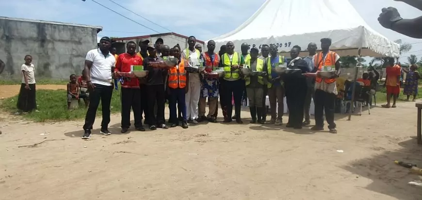 Ngodi-Bakoko : un pont provisoire soulage les populations de Songa-Boko et l'île de la Paix