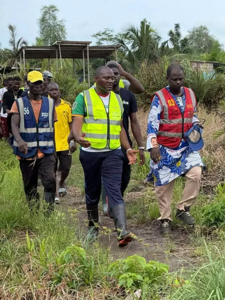 Ngodi-Bakoko : un pont provisoire soulage les populations de Songa-Boko et l'île de la Paix