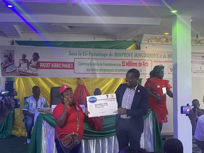 53 millions de FCFA pour les femmes entrepreneures de Douala : l’Asfeccam/Asbbic lance la Phase 3 de son projet de financement