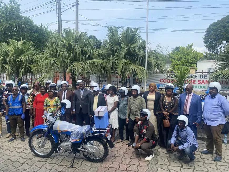 Littoral au Cameroun: 33 motos pour renforcer l’accès aux vaccins dans les zones difficiles