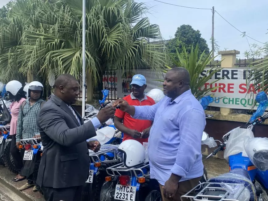 Littoral au Cameroun: 33 motos pour renforcer l’accès aux vaccins dans les zones difficiles