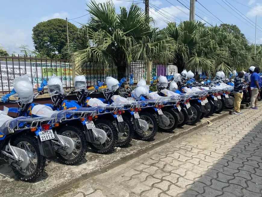 Littoral au Cameroun: 33 motos pour renforcer l’accès aux vaccins dans les zones difficiles