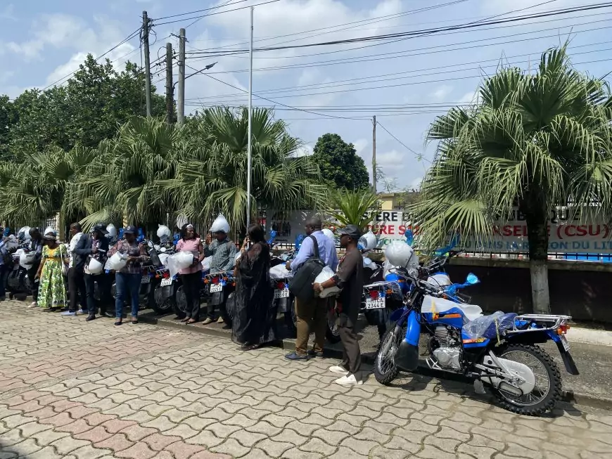 Littoral au Cameroun: 33 motos pour renforcer l’accès aux vaccins dans les zones difficiles