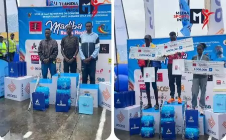 Madiba Run 4 Health 2026 : les Kényans dominent le semi-marathon de Douala