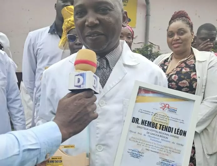 Hôpital régional annexe de Garoua-Boulaï :  Dr Léon Nembe, distingué meilleur gestionnaire 2025
