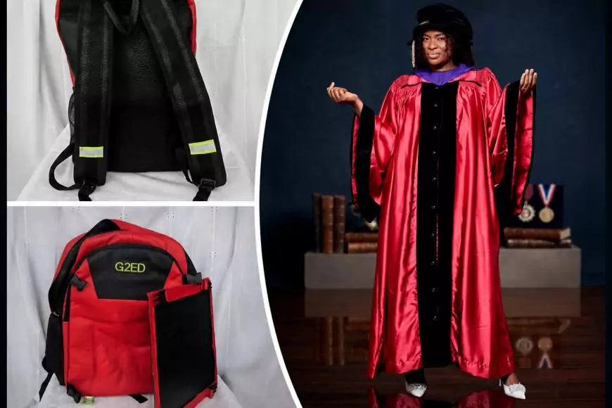 Nkoulou Nkoulou Ninon Rosine décroche son doctorat PhD avec un sac à dos solaire en bio-composite de gombo