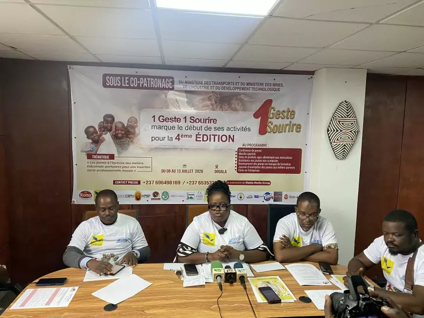 Cameroun : pour sa quatrième édition, “1 Geste 1 Sourire” place les jeunes de Douala face à l’épreuve des métiers industrialo-portuaires