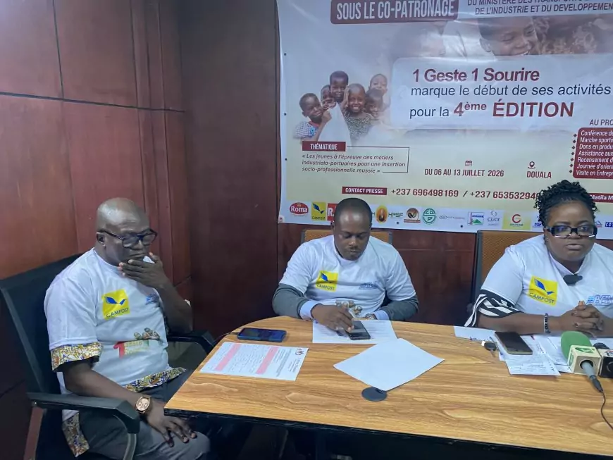 Cameroun : pour sa quatrième édition, “1 Geste 1 Sourire” place les jeunes de Douala face à l’épreuve des métiers industrialo-portuaires