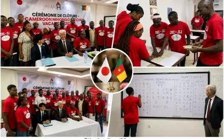 Japan House Cameroon clôture son programme spécial vacances 2026 en présence de l’ambassadeur du Japon