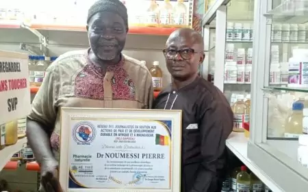 Mérite et Reconnaissance: Dr Pierre Noumessi distingué par le Prix d'Excellence Scientifique et appelle les États africains à miser sur la pharmacopée