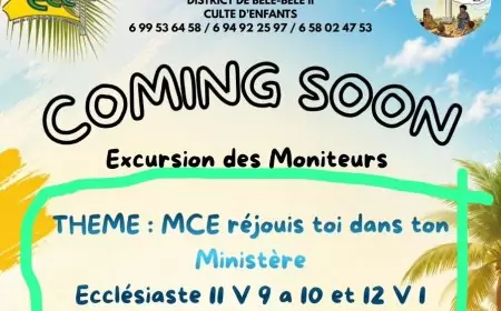 Moniteur, réjouis-toi dans ton ministère : cap sur Kribi pour une excursion spirituelle et fraternelle