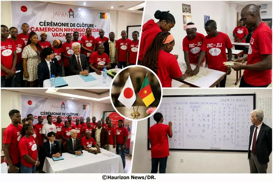 Japan House Cameroon clôture son programme spécial vacances 2026 en présence de l’ambassadeur du Japon
