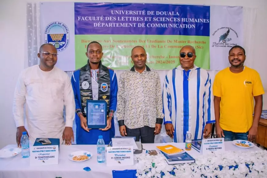 Journalisme économique au Cameroun : Dilan Kenne Takem met l’intelligence artificielle générative au banc d’essai lors de sa soutenance de master