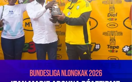 Bundesliga Nlongkak 2026 : Jean Marie ABOUNA réaffirme son soutien aux jeunes