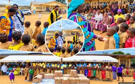 Souza Gare au Cameroun : un don du Lions Clubs Douala Candle de 873 805 FCFA en fournitures pour 577 élèves