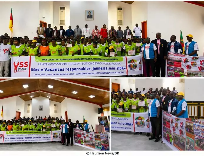 Cameroun : 51 nouvelles infections détectées chez les jeunes du Littoral à la fin de Vacances sans SIDA 2026