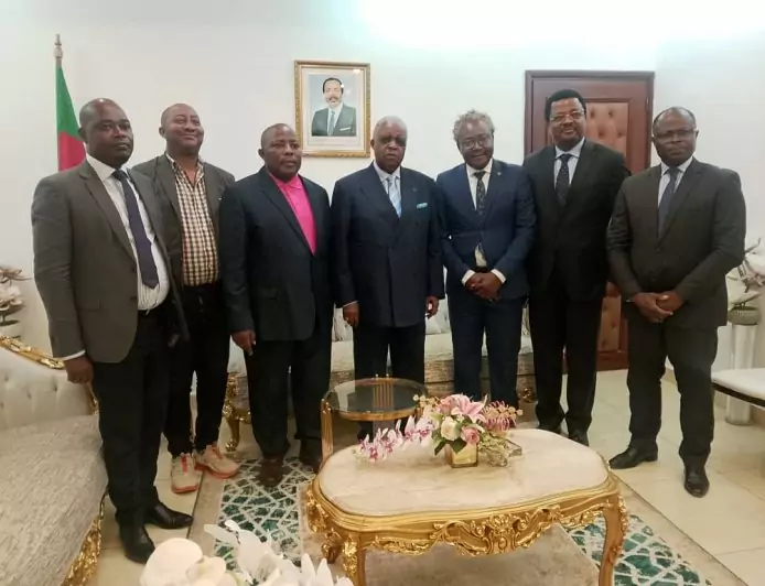 Cameroun : le Synajic reçu par le ministre de la Communication René Emmanuel Sadi
