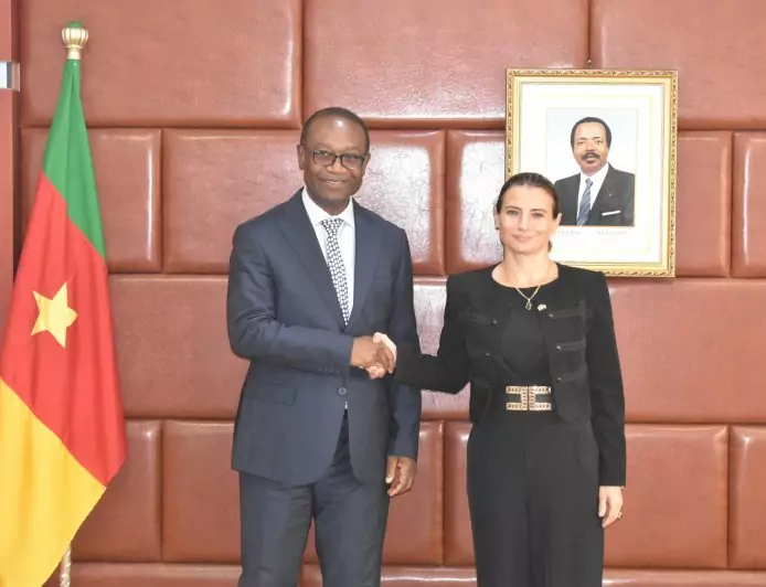 Coopération Cameroun–UE : Achille Bassilekin III reçoit la nouvelle ambassadrice Veronika Boskovic Pohar