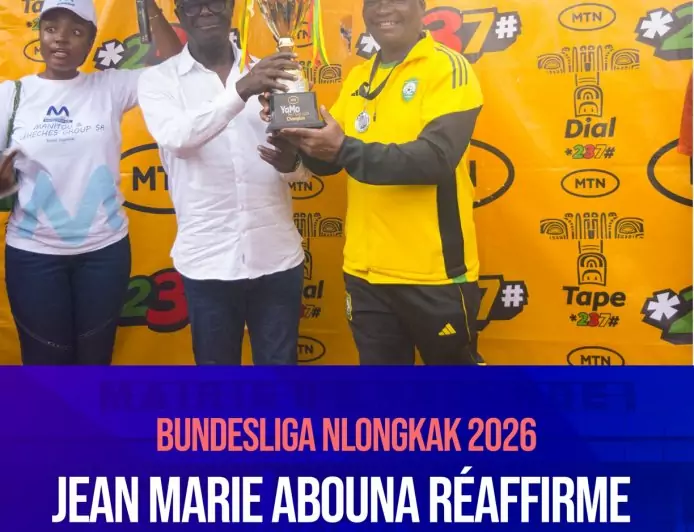 Bundesliga Nlongkak 2026 : Jean Marie ABOUNA réaffirme son soutien aux jeunes