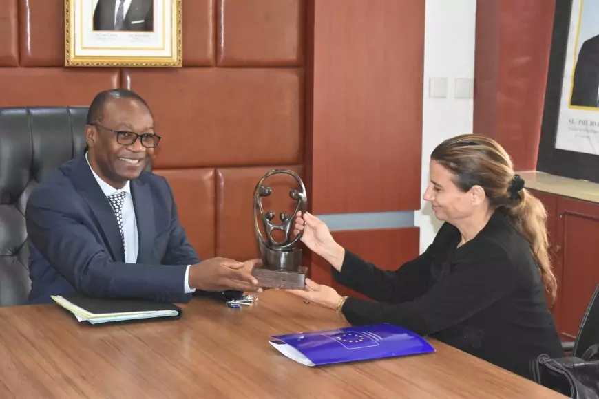 Coopération Cameroun–UE : Achille Bassilekin III reçoit la nouvelle ambassadrice Veronika Boskovic Pohar