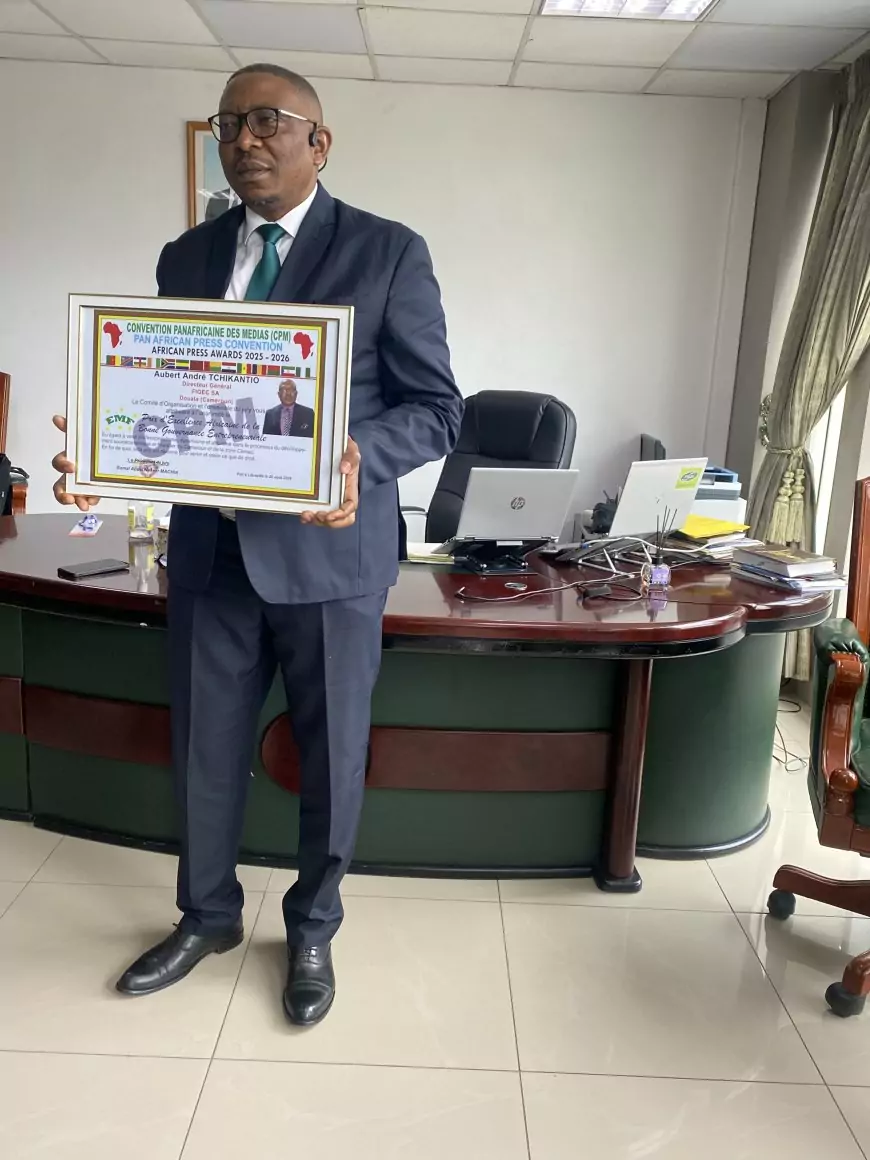 Cameroun : la Cpm distingue Aubert André Tchikantio pour son rôle dans l'inclusion financière