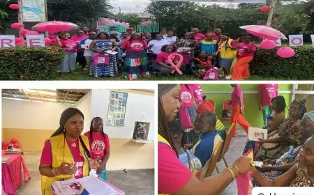 Cameroun / Octobre rose à Souza : le Lions Club Douala Candle engage 405 000 FCFA pour la santé des femmes
