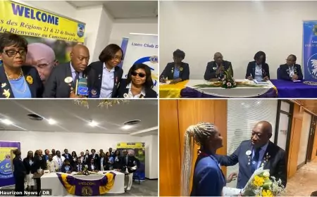 District 403 B1 du Lions Clubs International : le gouverneur Éric Georges Castanou en tournée à Douala pour « remettre l'amitié et l’excellence au centre »