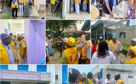 District 403 B1 du LCI : sur le terrain social à Douala, le Lions gouverneur face à des besoins qui n'attendent pas
