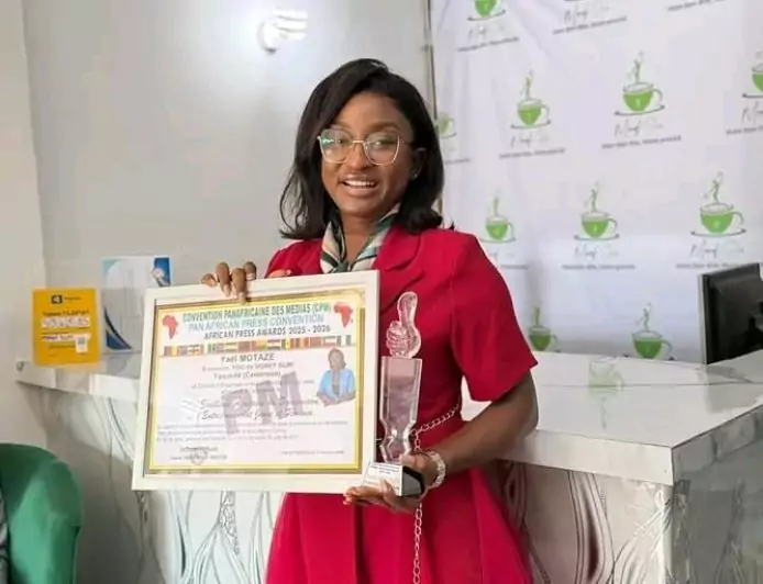 Entrepreneuriat jeune et féminin : Yaël Motazé reçoit le prix d'Excellence africaine
