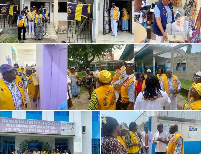 District 403 B1 du LCI : sur le terrain social à Douala, le Lions gouverneur face à des besoins qui n'attendent pas